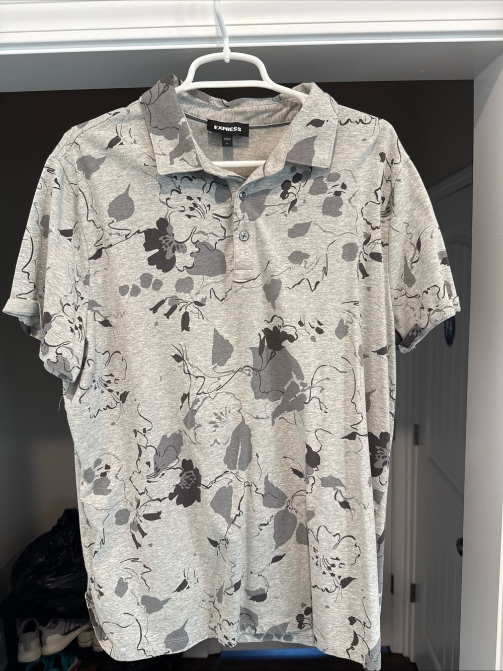 Express Men’s collar shirt print XL